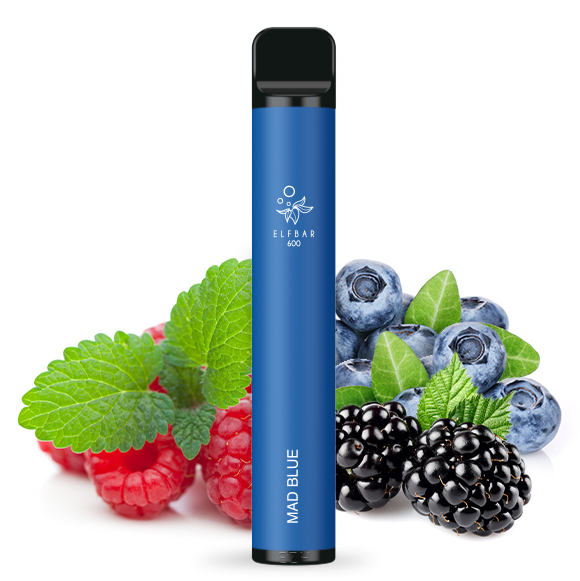 Mad Blue - ELF BAR 600 Einweg E-Zigarette Vape Pen 20mg/ml