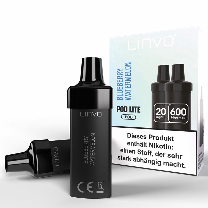 LINVO Pod Lite Cartridge  2 Stück Nikotinsalz 20mg/ml BLUEBERRY WATERMELON