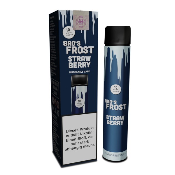 The Bro's Frost Disposable - Einweg E-Zigarette 10mg/ml - Strawberry - Erdbeere
