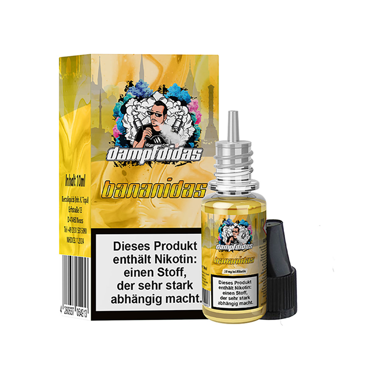 DAMPFDIDAS Bananidas 20mg/ml Nikotinsalz 10ml