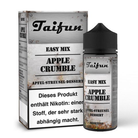 SmokerStore TAIFUN EASY MIX Apple Crumble Premium Liquid 100ml (120ml)