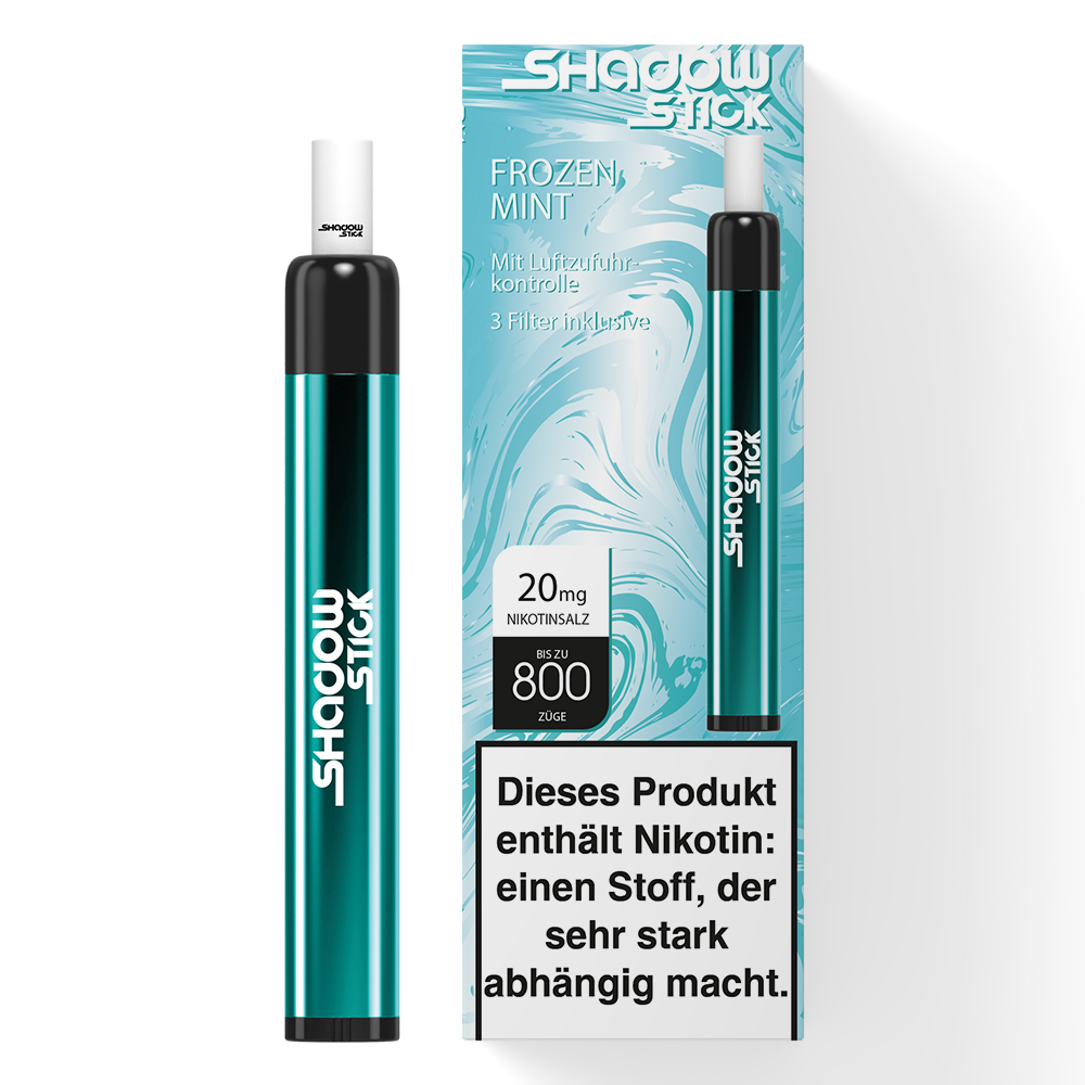SHADOW STICK Einweg E Zigarette 20mg/ml - Vape Pen - FROZEN MINT