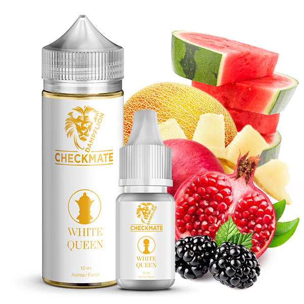 WHITE QUEEN - Dampflion Checkmate Aroma 10ml Longfill