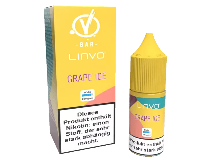 LINVO - Grape Ice Nikotinsalz Liquid 20mg/ml