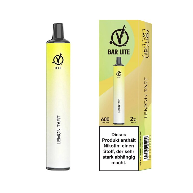LEMON TART - LINVO Bar Lite  Einweg E-Zigarette 20mg/ml bis 600 Züge