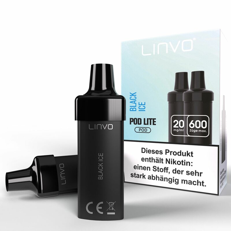 LINVO Pod Lite Cartridge 2 Stück 20mg/ml BLACK ICE