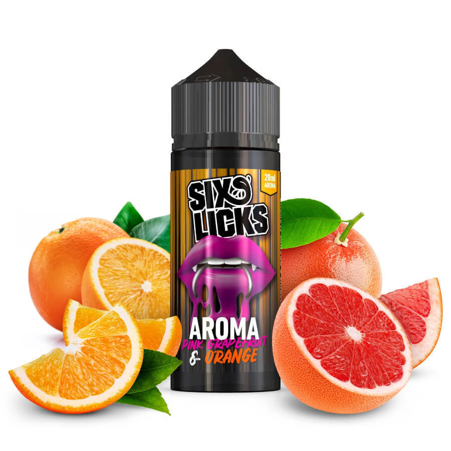 Six Licks Pink Grapefruit Orange Aroma 20ml