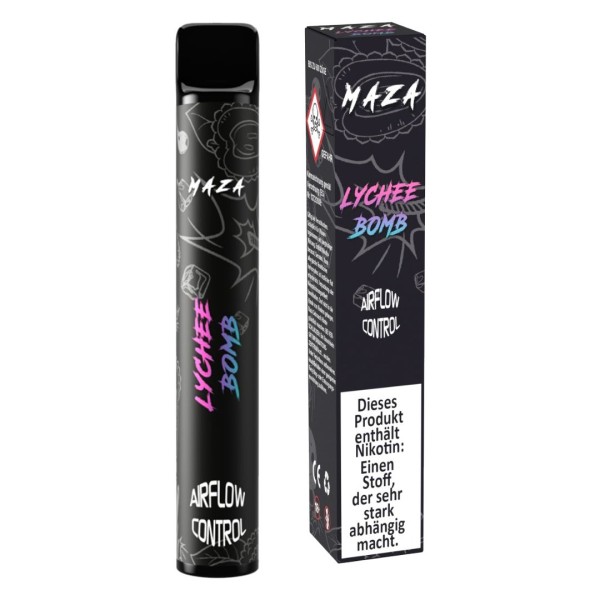 MaZa Go Disposable - Einweg E-Zigarette 20mg/ml - Lychee Bomb
