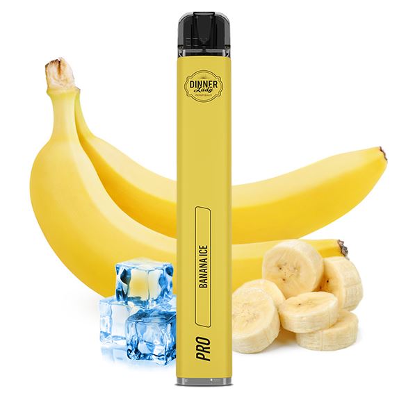 BANANA ICE - Dinner Lady Vape Pen Pro Einweg E-Zigarette 20mg/ml