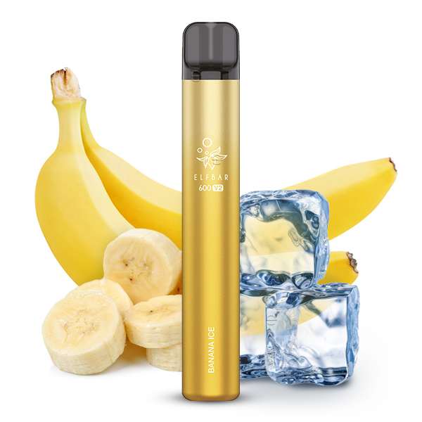 ELFBAR 600 V2 Einweg E-Zigarette Vape Pen 20mg/ml Banana Ice