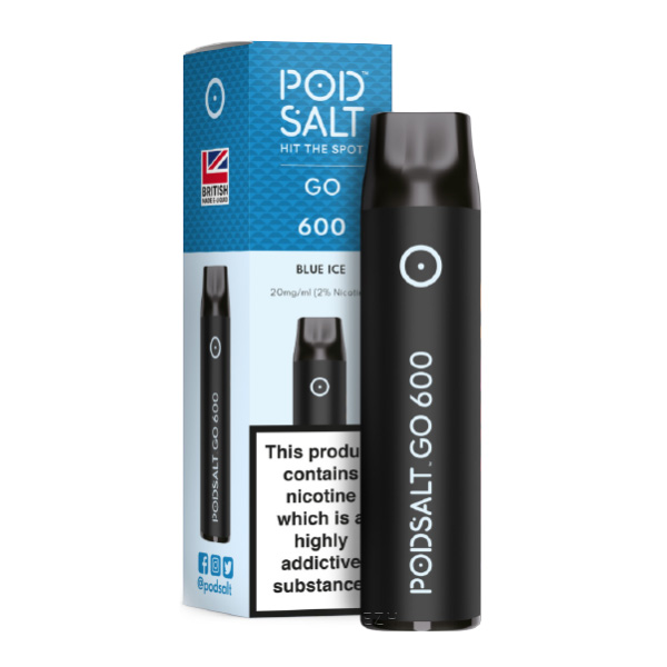 POD SALT GO 600 - Einweg E Zigarette - Vape Pen 20mg/ml BLUE ICE